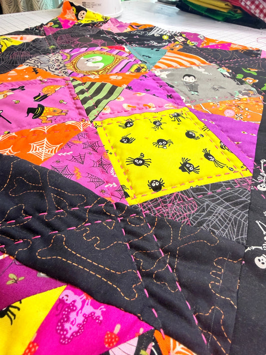Free Pumpkin Quilt Block Tutorial!