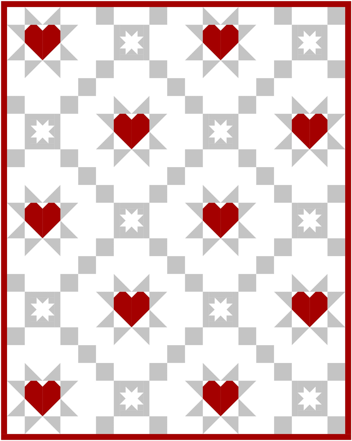 Starry Hearts PDF Pattern