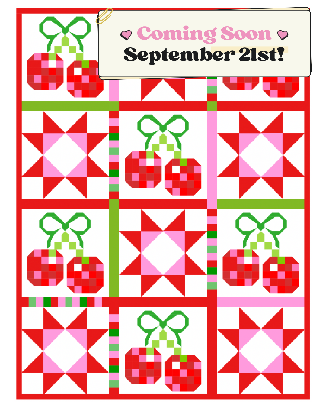 Cherry Picked PAPER Pattern